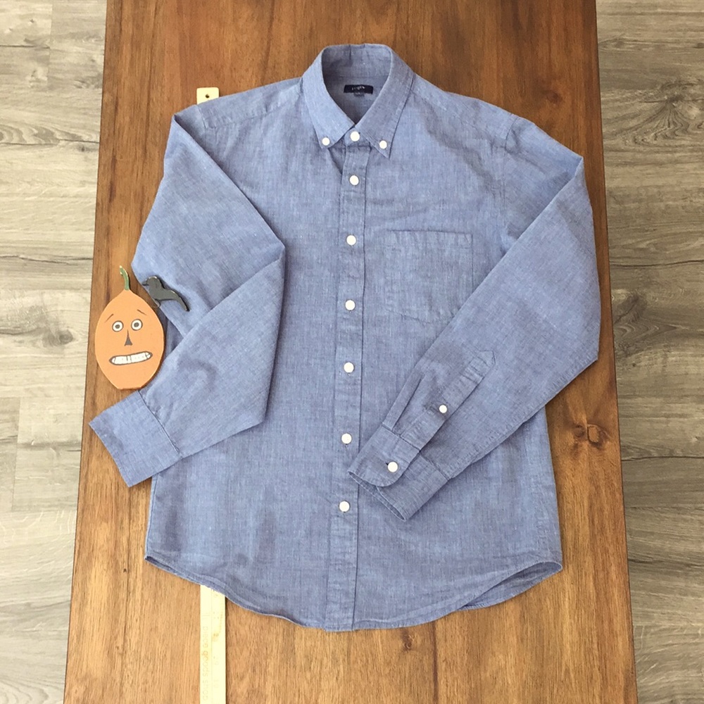 J Crew Chambray slim fit shirt